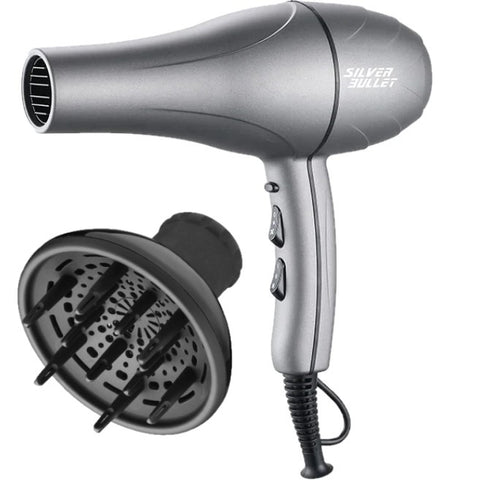 Silver Bullet Style Pro Hairdryer 2200W & Diffuser