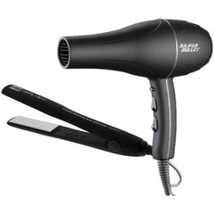 Silver Bullet White Heat Soft Touch Straightener 25mm & Silver Bullet Style Pro Hairdryer 2200 watts